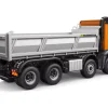 NEUFm-electrics FM_EMBA8x8K-orMetall LKW Kipper mit Mercedes-Benz Arocs 8x8 1:14 RTR elektrisch, orange