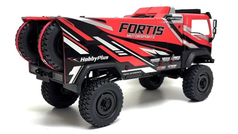 NEUHobby Plus HBP1810820-RD'DKR-4 Fortis' Rally Truck brushless 1:18 RTR - Rot/Schwarz