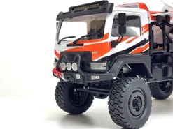 NEUHobby Plus HBP1810820-WH'DKR-4 Fortis' Rally Truck brushless 1:18 RTR - Orange/Weiß