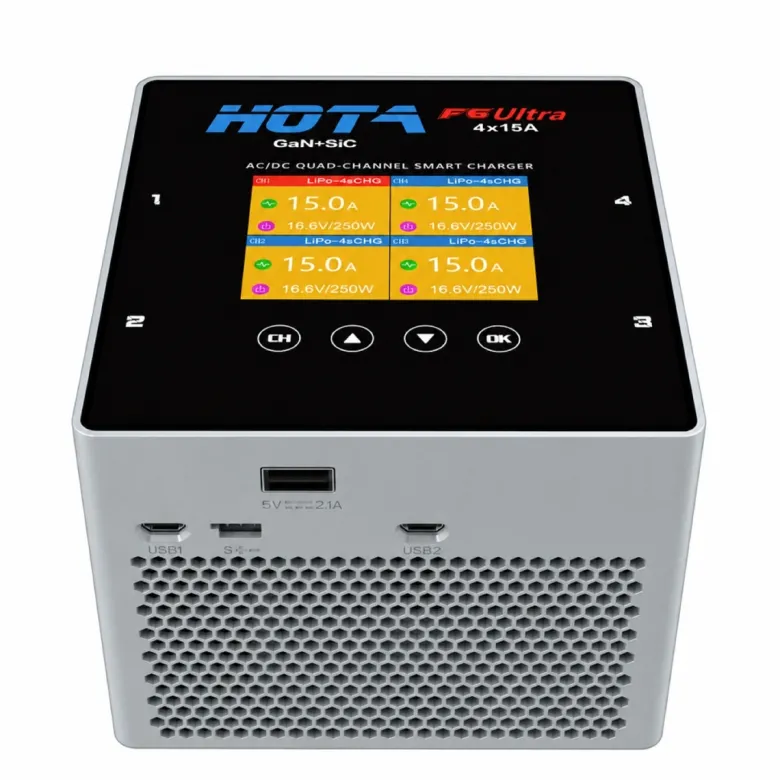 NEUHOTA F6 UltraF6 Ultra Ladegerät 4-Kanal AC/DC mit bis zu 1000 Watt