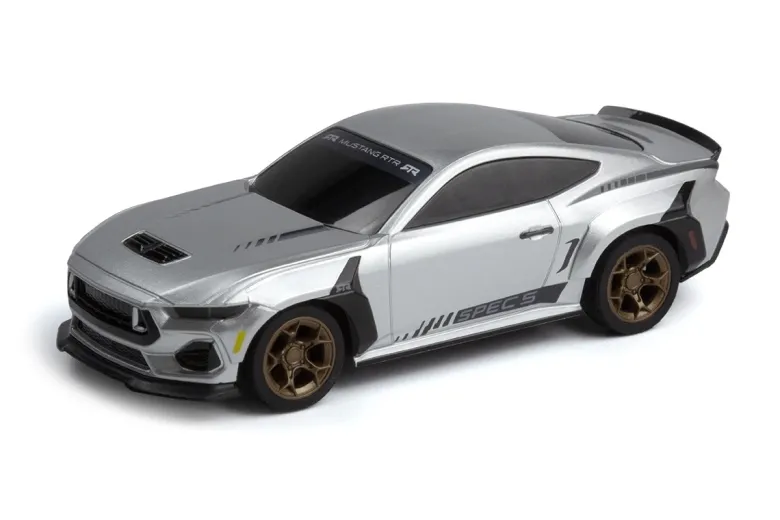 NEUHPI 161431nano-TTR Ford Mustang RTR Spec5 Silver 1:64 - Car Only Jetzt vorbestellen!