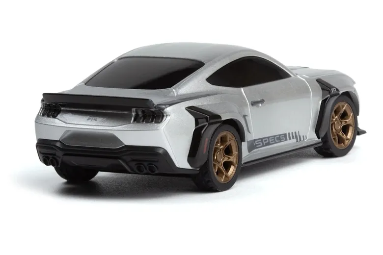 NEUHPI 161431nano-TTR Ford Mustang RTR Spec5 Silver 1:64 - Car Only Jetzt vorbestellen!