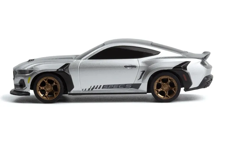 NEUHPI 161431nano-TTR Ford Mustang RTR Spec5 Silver 1:64 - Car Only Jetzt vorbestellen!