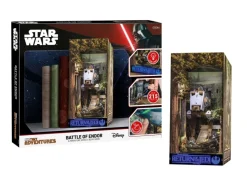 NEURevell 00546Tiny Adventures - Star Wars Battle of Endor Book Nook Miniaturwelt aus Holz zum zusammenbauen