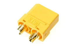 NEUREVTEC GF-1053-002XT-90H Stecker mit Kappe, vergoldet, 4 Stück