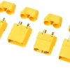 NEUREVTEC GF-1053-001XT-90H Stecker und Buchsen mit Kappe, vergoldet, 2 Paare