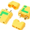 NEUREVTEC GF-1054-002XT-90S Stecker, funkenfrei, mit Kappe, vergoldet, 2 Stück