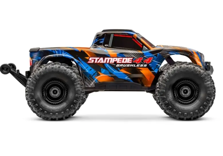 NEUTraxxas 67454-4-ORNGStampede 1:10 4x4 Stadium-Truck orange VX3 Brushless RTR