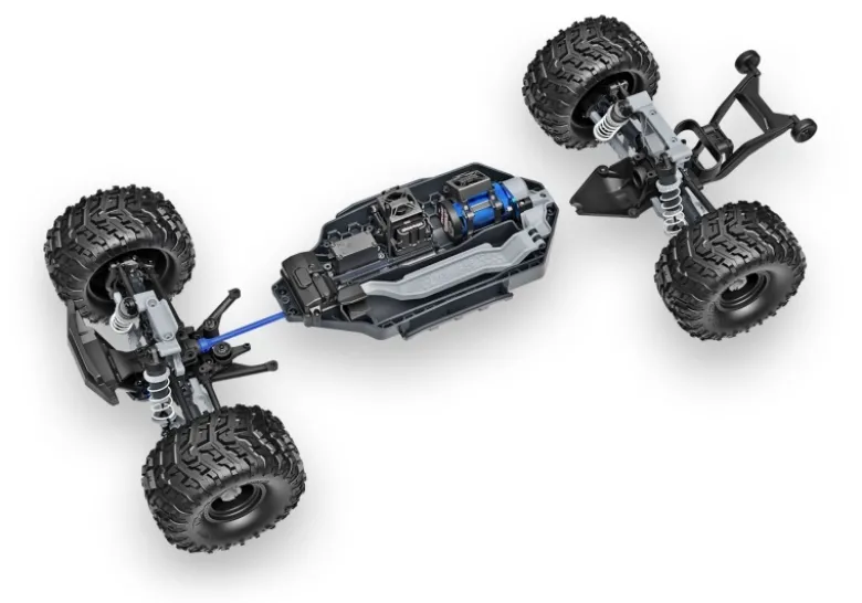 NEUTraxxas 67454-4-ORNGStampede 1:10 4x4 Stadium-Truck orange VX3 Brushless RTR