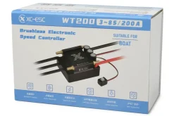 NEUXC ESC XC-WT200Marine Regler WT200 G2 200A 3-8S Sensorless Bluetooth IP67