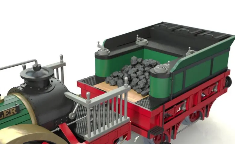 OcCre OC54001Adler 1:24 Lokomotive Bausatz
