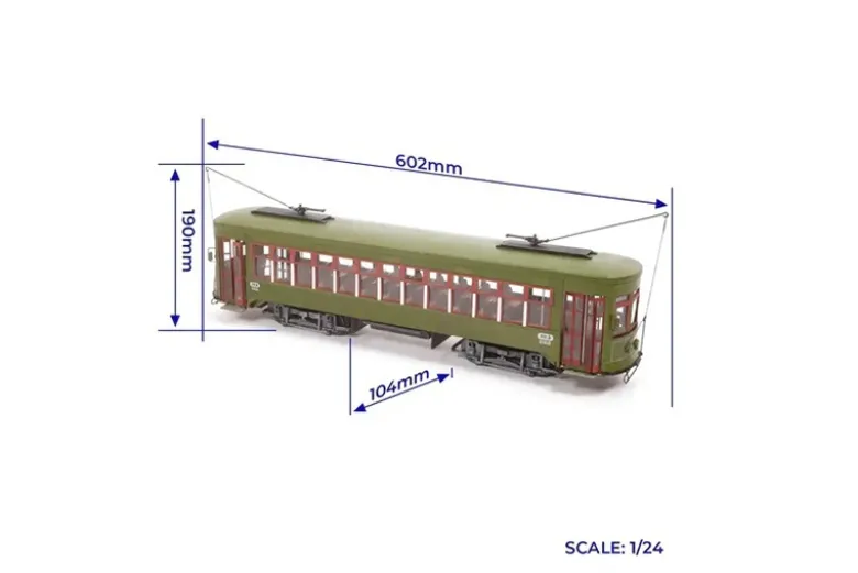 OcCre OC53012New Orleans Straßenbahn Bausatz 1:24