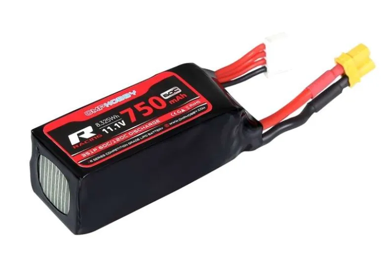 OMP Hobby OSHM2329M2 LiPo-Akku 11.1V 3S 750mAh 45C, für M2 EVO