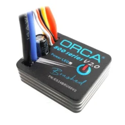 ORCA ES24BRU80V2800 Series V2.0 80A Brushed ESC mit Programmierkarte
