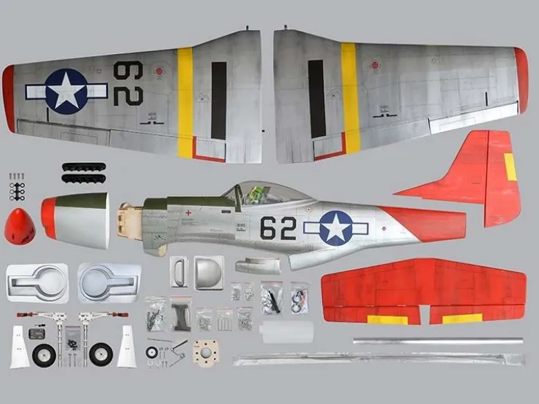 Phoenix Model PH228P51 Mustang GP/EP ARF 141cm mit elektrischen Einziehfahrwerk