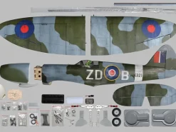 Phoenix Model PH225Spitfire GP/EP ARF - 140 cm mit elektrischen Einziehfahrwerk