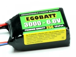 Pichler C8354EGOBATT LiFePO4 3000mAh - 6.6V (25C) Empfängerakku
