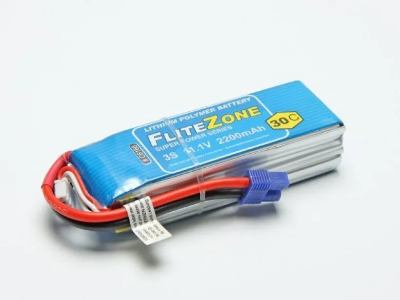 Pichler C6166LiPo Akku FliteZone 2200mAh - 11,1V + EC3