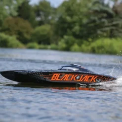 Pro Boat PRB08043T1Blackjack 42'' 8S Brushless Catamaran RTR: Schwarz/Orange