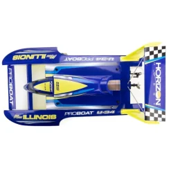 Pro Boat PRB-2072T1Miss Illinois U-34 34'' Unlimited Hydro Rennboot RTR Brushless - blau, für 8S Lipo +100km/H