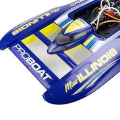 Pro Boat PRB-2072T1Miss Illinois U-34 34'' Unlimited Hydro Rennboot RTR Brushless - blau, für 8S Lipo +100km/H