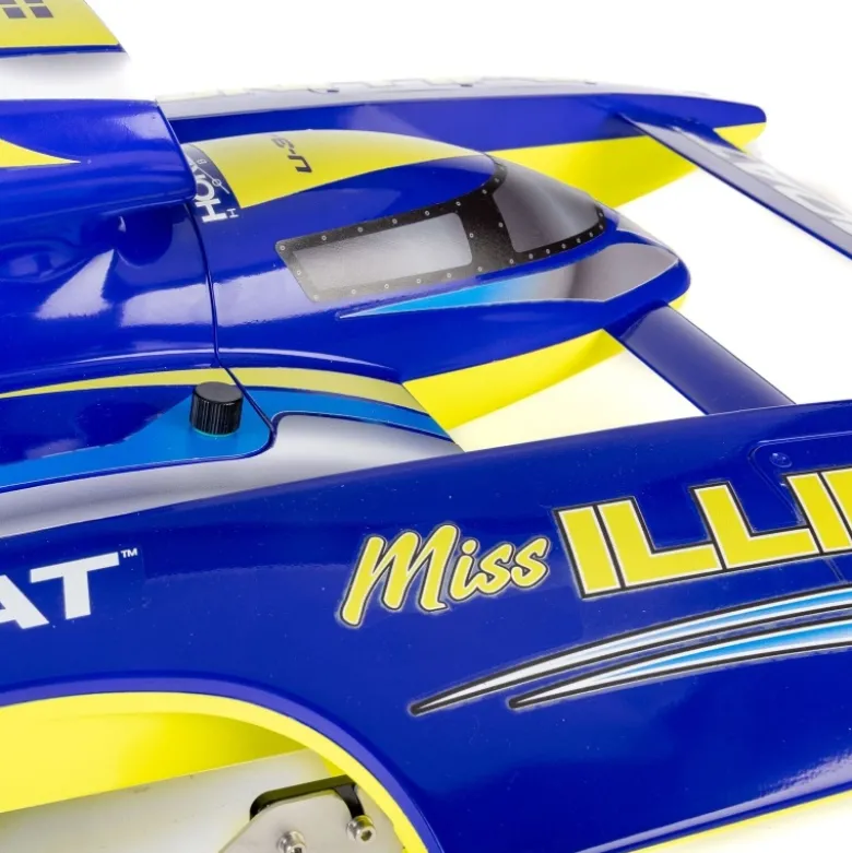 Pro Boat PRB-2072T1Miss Illinois U-34 34'' Unlimited Hydro Rennboot RTR Brushless - blau, für 8S Lipo +100km/H