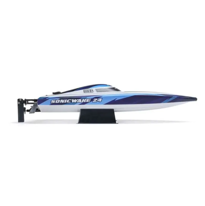 Pro Boat PRB-1992T2Sonicwake 24" Self-Righting Brushless Deep-V RTR, blau inkl. Akku & Ladegerät