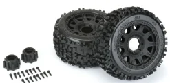 Pro-Line PRO117810Badlands 3.8 All Terrain Reifen auf Felge 17mm Monster Revo Passend auch beim Maxx