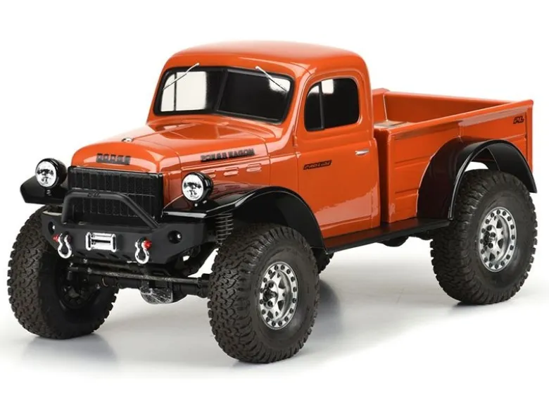 Pro-Line PRO3499001946 Dodge Power Wagon Karo klar für 313mm Radstand