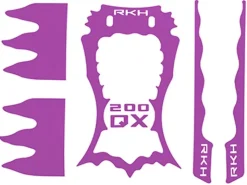RAKON HELI 200QXSK-VSticker Skin for CNC Advanced Upgrade Kit (Purple) 200QX
