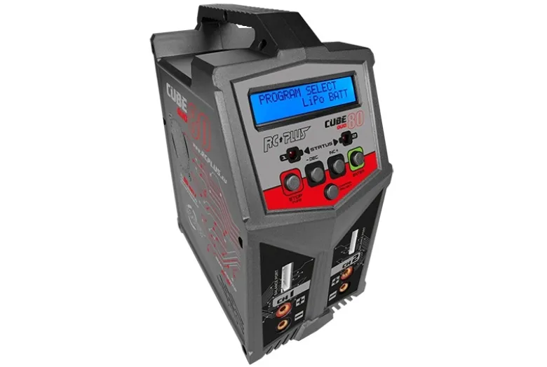 RC PLUS RC-CHA-211Cube 80 Duo Ladegerät AC/DC 2x 80 Watt Lipo bis 6S