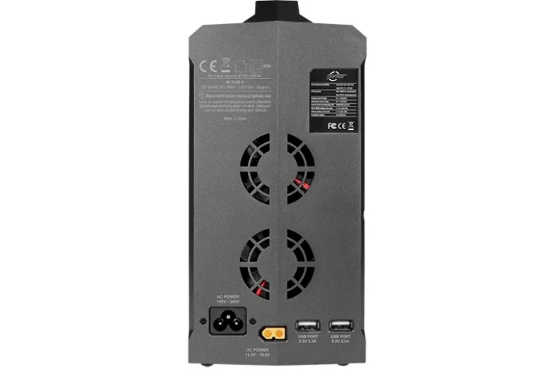 RC PLUS RC-CHA-210Cube 100 4fach Ladegerät AC/DC 4x 100 Watt Lipo