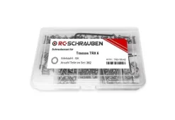 RC-Schrauben TRX-195-A2Schrauben-Set für den Traxxas TRX 6 Edelstahl (382 Teile)