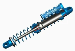 RC4WD RC4ZD0031Aluminium Stoßdämpfer mit Ausgleichsbehälter 100mm