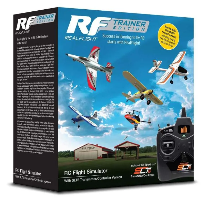 Real Flight RFL-1211Trainer Edition RC Flug Simulator + SLT6 Sender/Controller