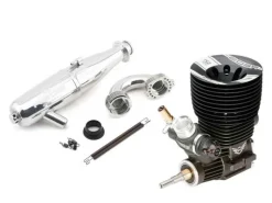 REDS Racing COBU0017CNitro Motor Combo 521 SPORT Ceramic, 2143 Auspuff, M Krümmer Offroad für 1:8 Buggy und Truggy
