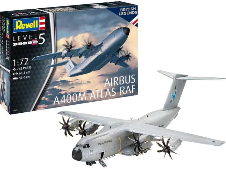 Revell 03822Airbus A400M Atlas 'RAF' 1:72 Modellbausatz