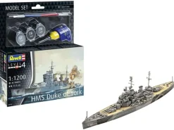 Revell 65182Battleship HMS Duke of York, Bausatz mit Basiszubehör,1:1200