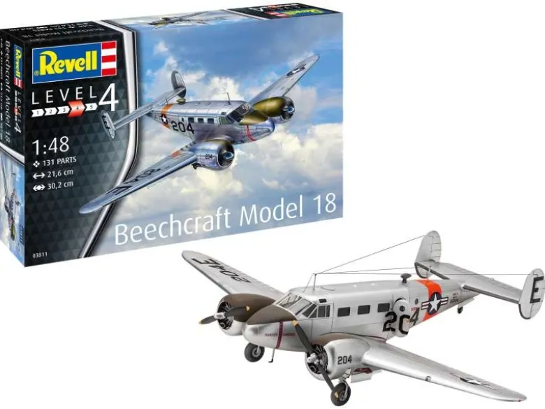 Revell 03811Beechraft Model 18 Bausatz 1:48