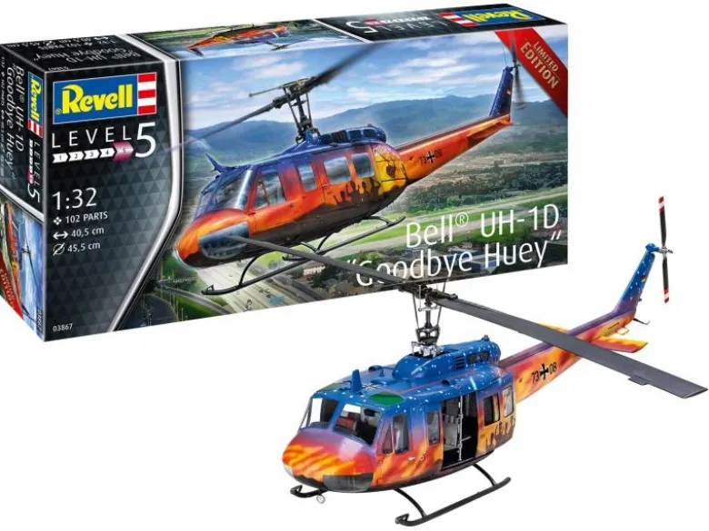 Revell 03867Bell UH-1D 'Goodbye Huey' Bausatz 1:32
