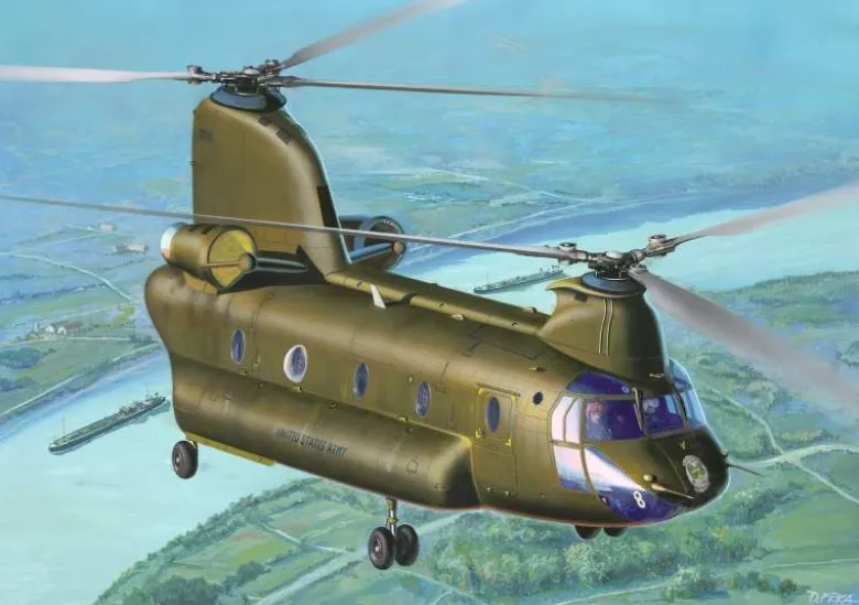 Revell 03825CH-47D Chinook Plastikbausatz 1:144