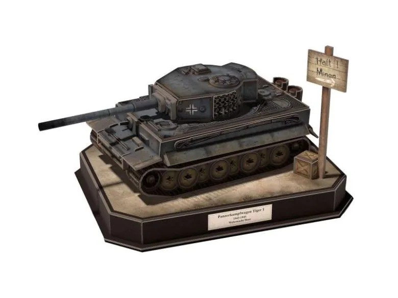 Revell 00252Deutscher Panzer 'Tiger I' 3D Puzzle 1:35 200 Teile