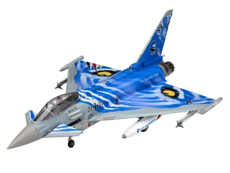Revell 03818Eurofighter Typhoon Bavarian Tiger 2021 1:72 Modellbausatz