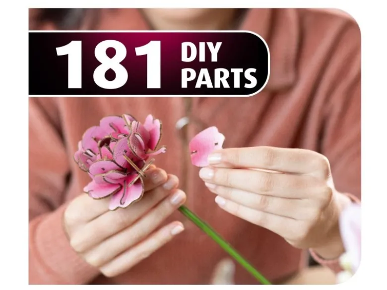 Revell 00632'Flower Garden' Holzblumen Bausatz