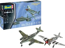 Revell 03711Flugzeug Set Me262&P-51B Bausatz 1:72
