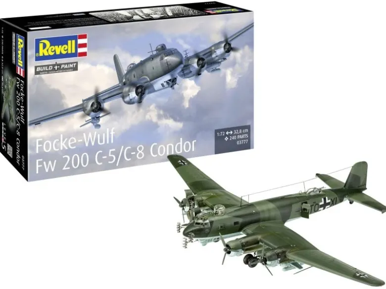 Revell 03777Focke-Wulf Fw 200 C-5/C-8 Condor Bausatz, 1:72