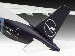 Revell 05612Geschenkset A350-900 - Lufthansa 100years, Bausatz 1:144 inkl. Farben, Pinsel, Kleber