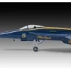 Revell 05613Geschenkset 'Blue Angels - 80 Jahre', Modellbausatz 1:72 inkl. Farben, Pinsel, Kleber