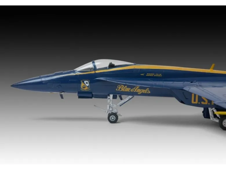 Revell 05613Geschenkset 'Blue Angels - 80 Jahre', Modellbausatz 1:72 inkl. Farben, Pinsel, Kleber