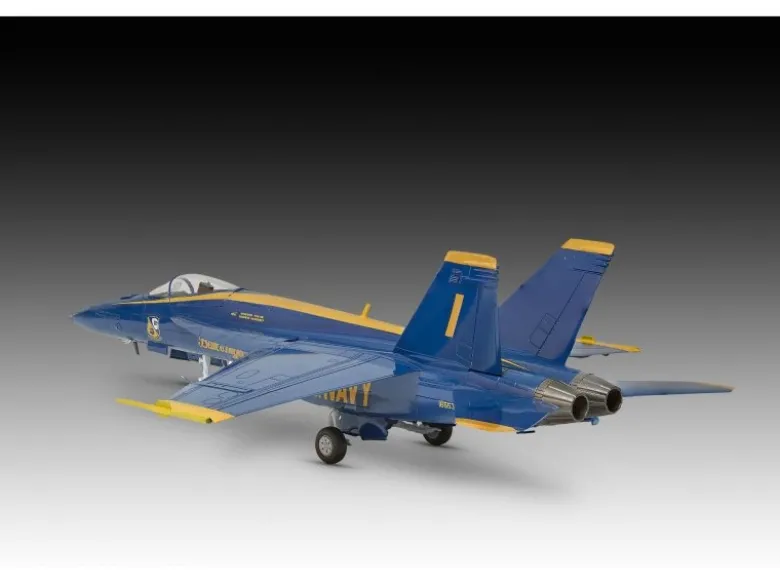 Revell 05613Geschenkset 'Blue Angels - 80 Jahre', Modellbausatz 1:72 inkl. Farben, Pinsel, Kleber